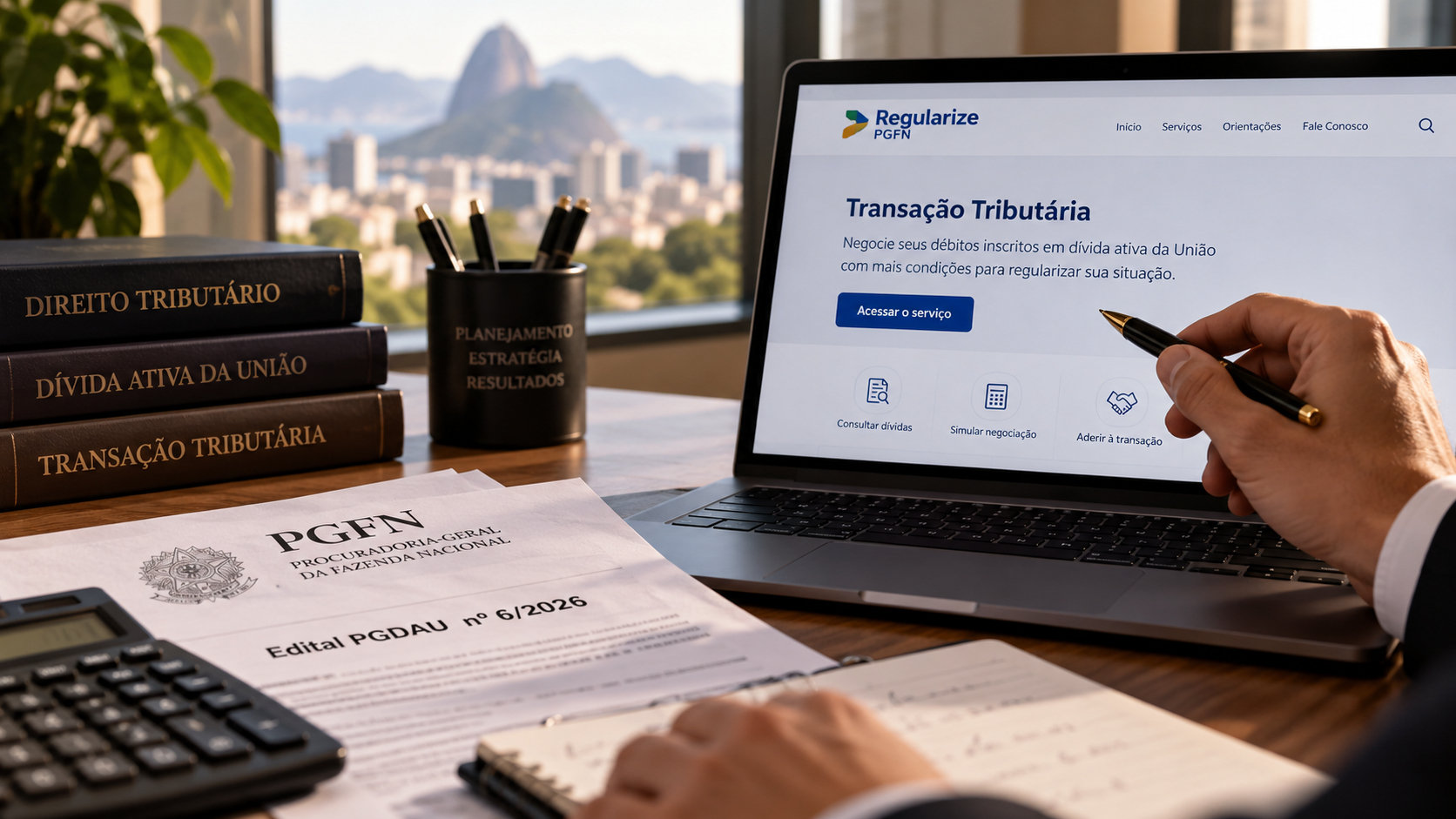 Análise de débitos inscritos em dívida ativa da União e das possibilidades de transação tributária previstas no Edital PGDAU nº 6/2026.